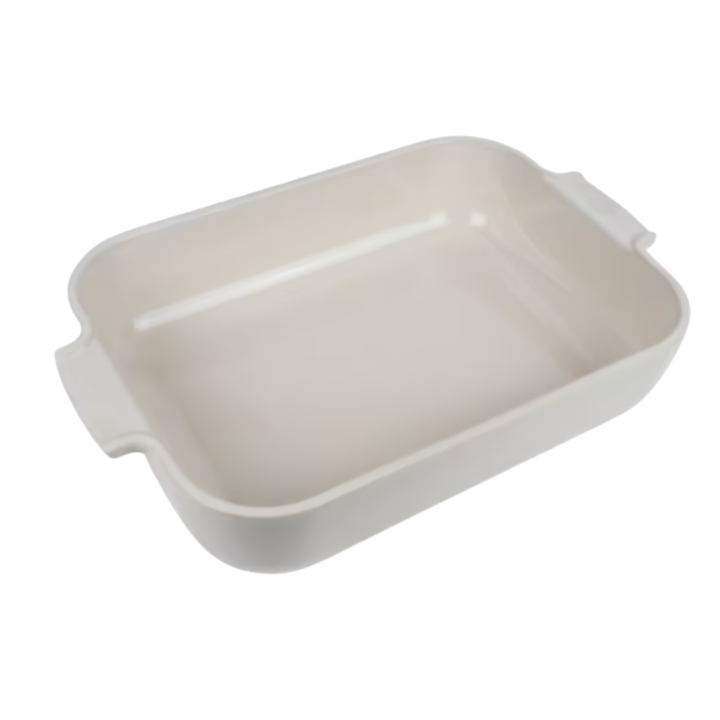 PEUGEOT Appolia Rectangular Ecru Baking Dish