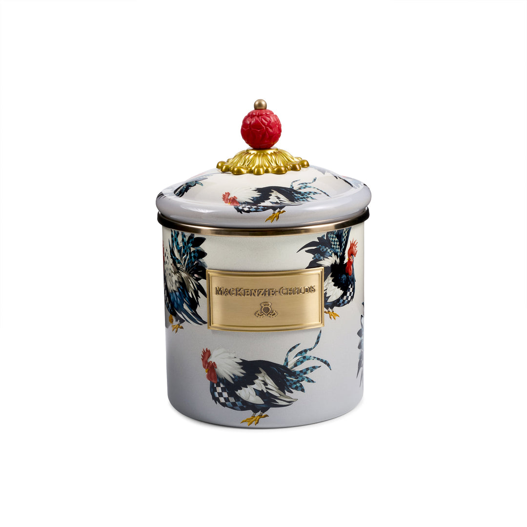 MACKENZIE CHILDS Henhouse Canister Small