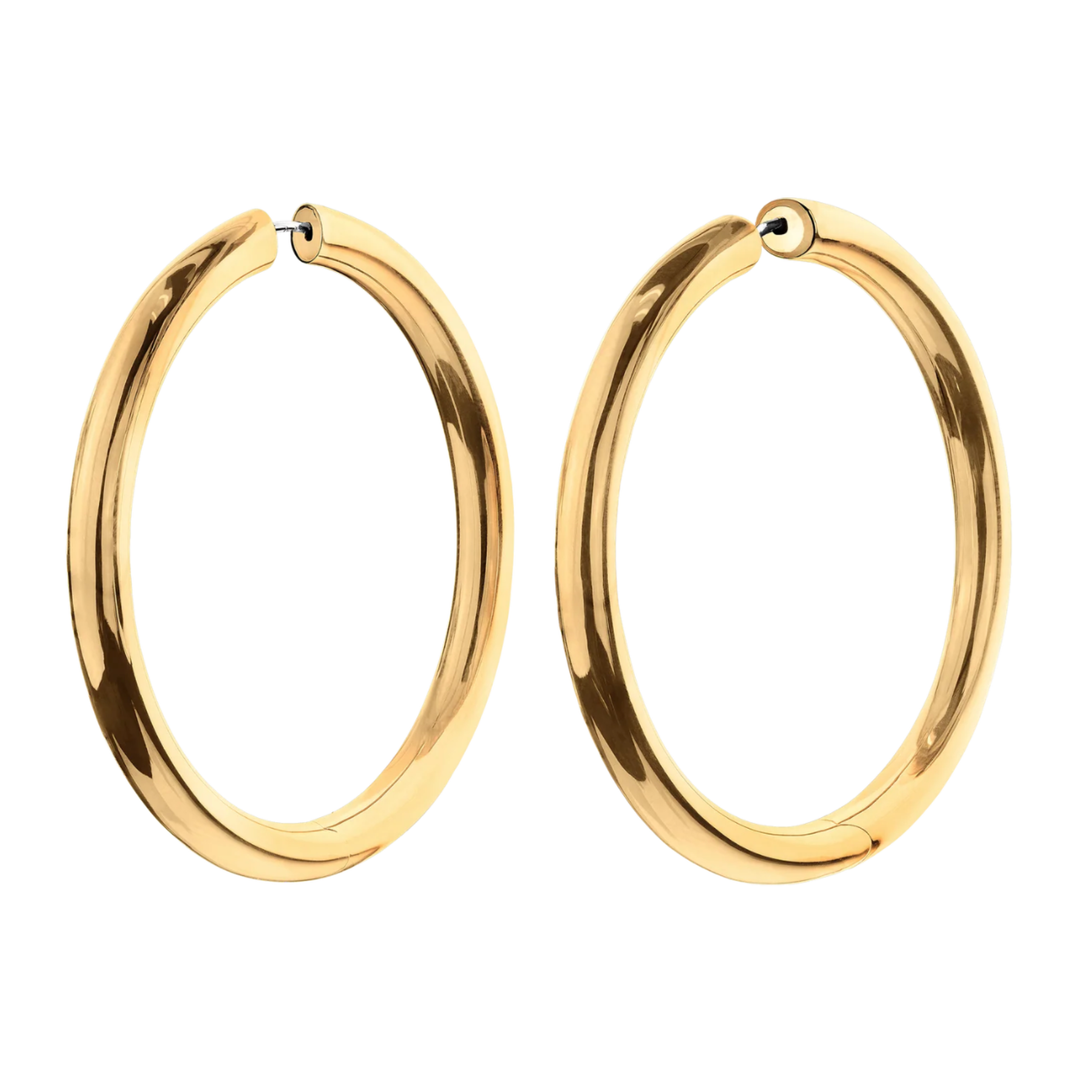 PAUL MORELLI Yellow Gold Ultimate Hoop 40MM Earrings Default Title