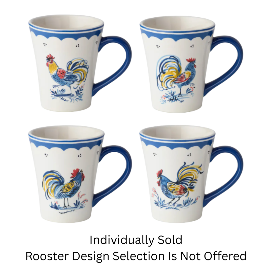 CERTIFIED INTERNATIONAL Individually Sold French Rooster Mug