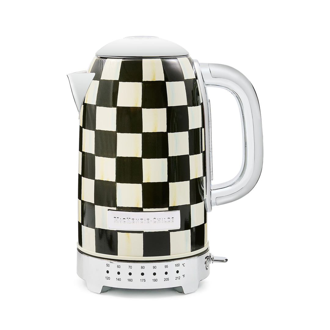 MACKENZIE CHILDS Courtly Check Electric Kettle