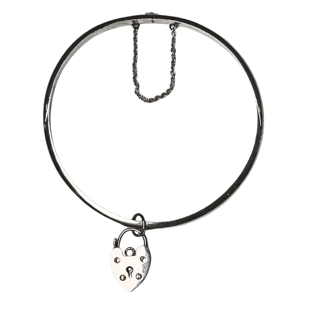 KELLY FLETCHER Sterling Silver Heart With Lock Charm Default Title