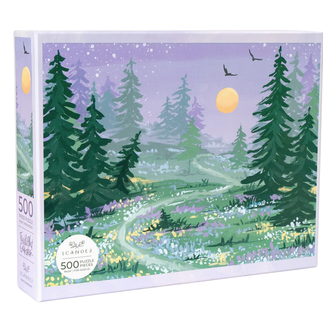 ONE CANOE TWO Twilight Garden 500 Piece Jigsaw Puzzle