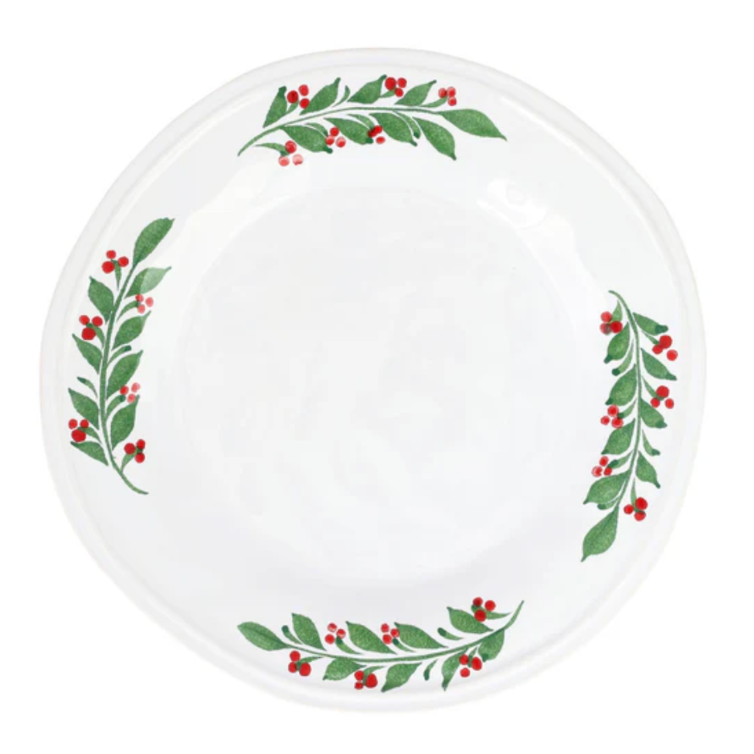 VIETRI Aria Holiday Dinner Plate Default Title