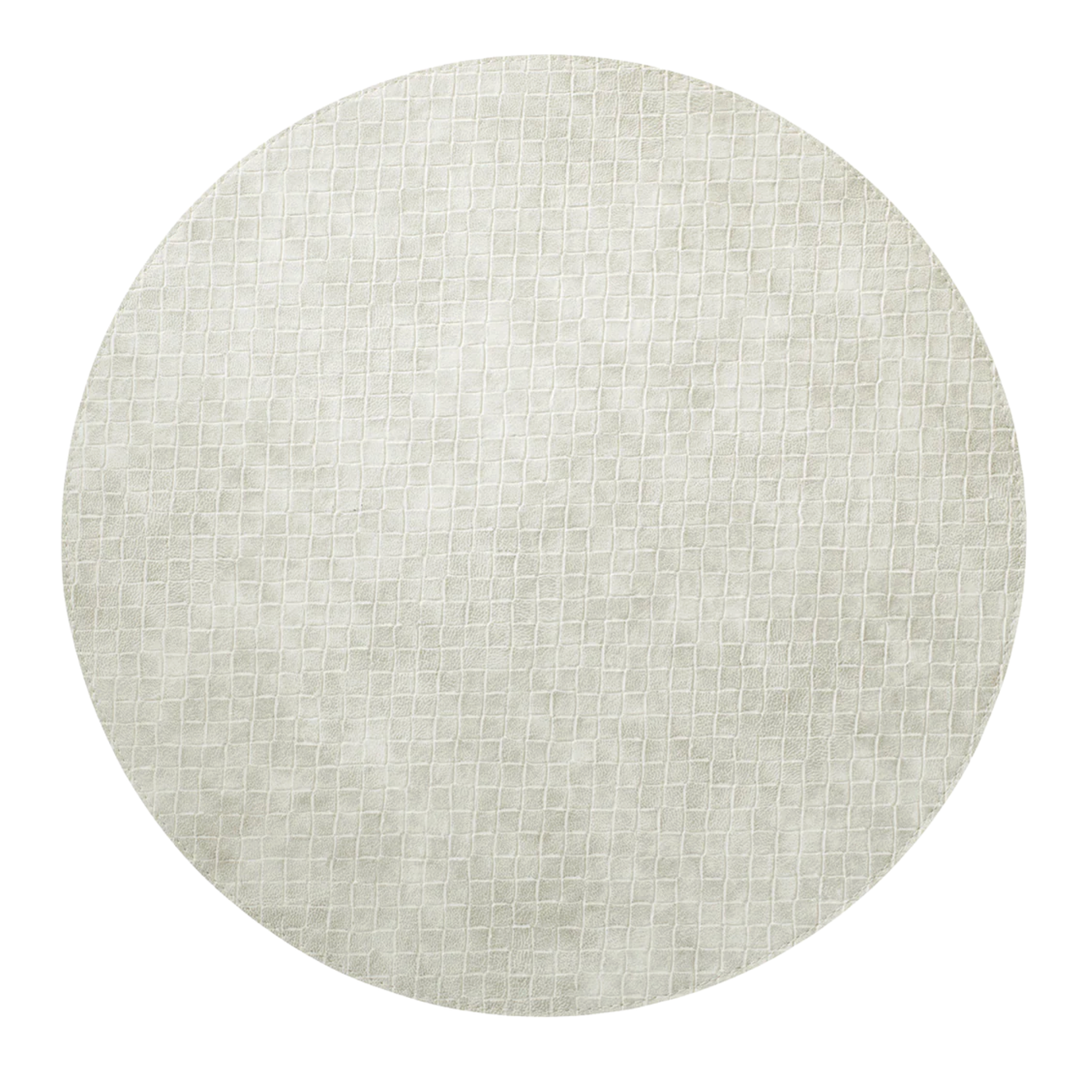 BODRUM Tresse Arctic Round Placemat Default Title