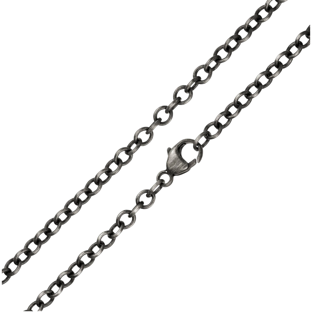 Patina Sterling Silver 3.0mm Chain