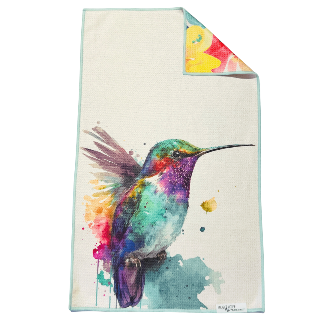 TOWEL COLLECTIVE Humdinger Waffle Weave Microfiber Kitchen Towel