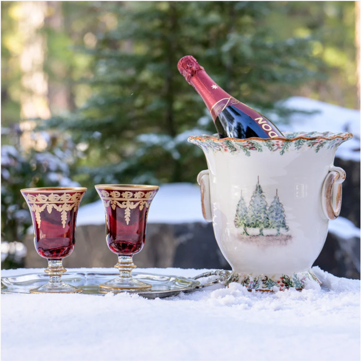 ARTE ITALICA Natale Champagne Bucket