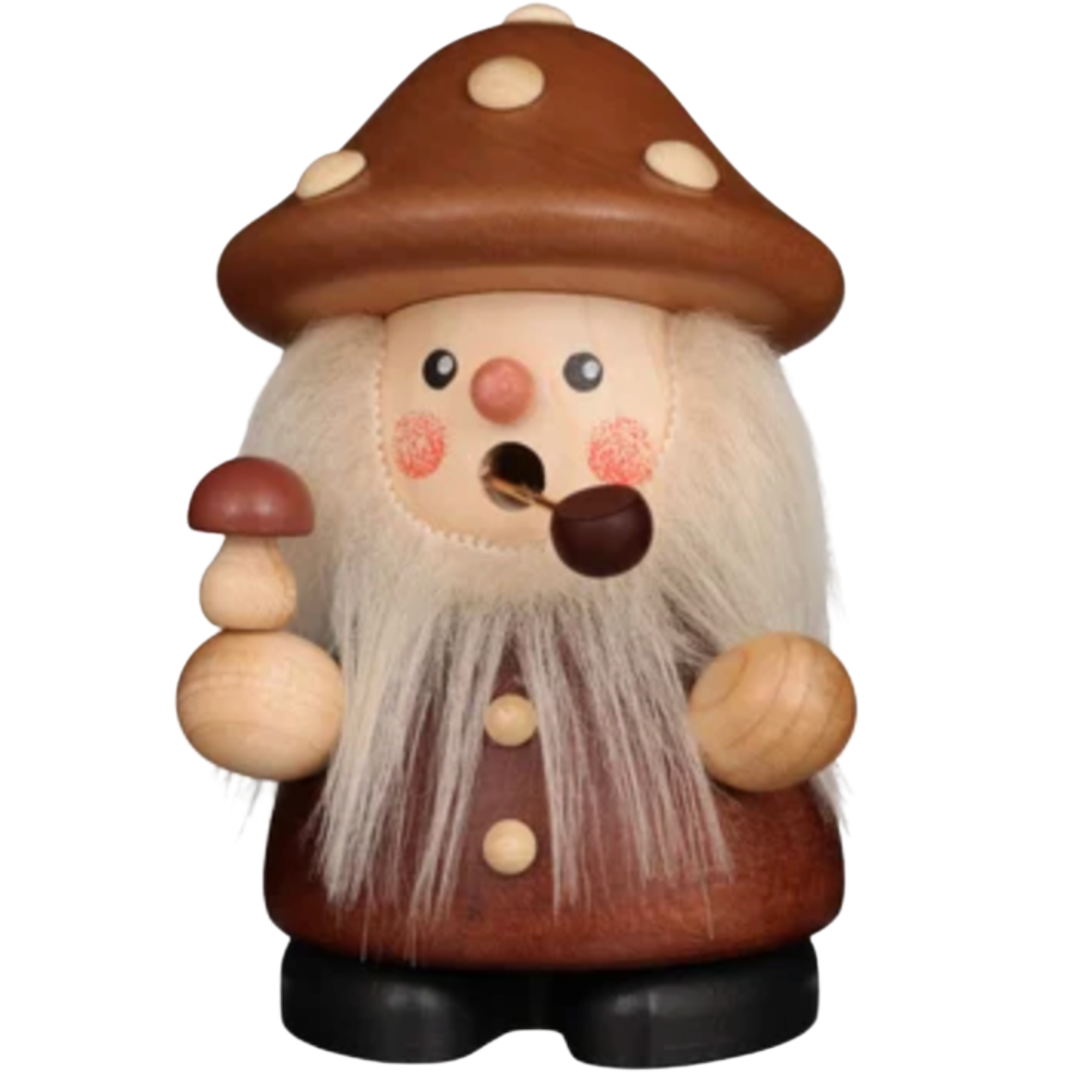 ALEXANDER TARON Natural Wood Mushroom Man Smoker Default Title
