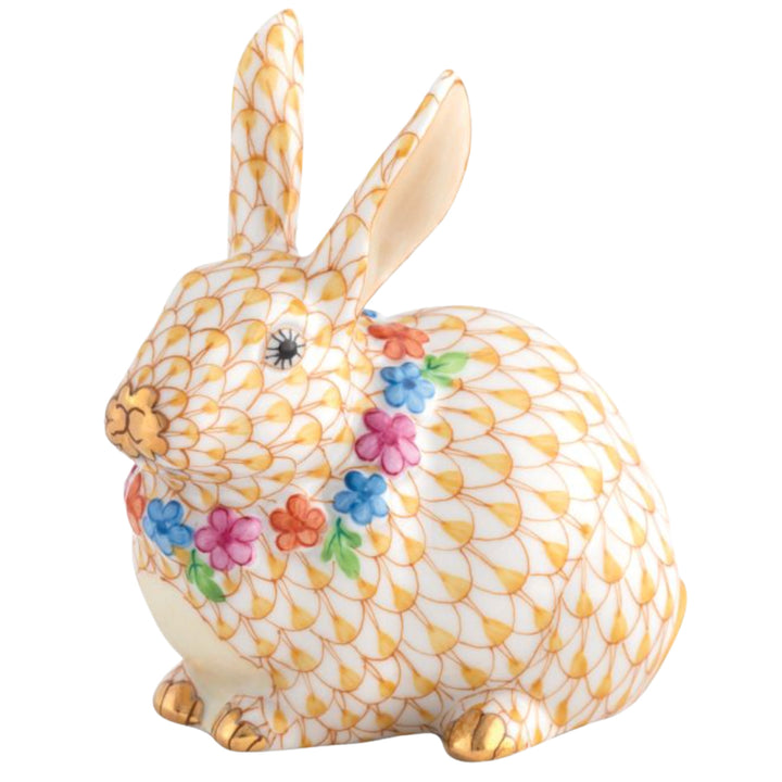 Herend Flower Bunny Butterscotch