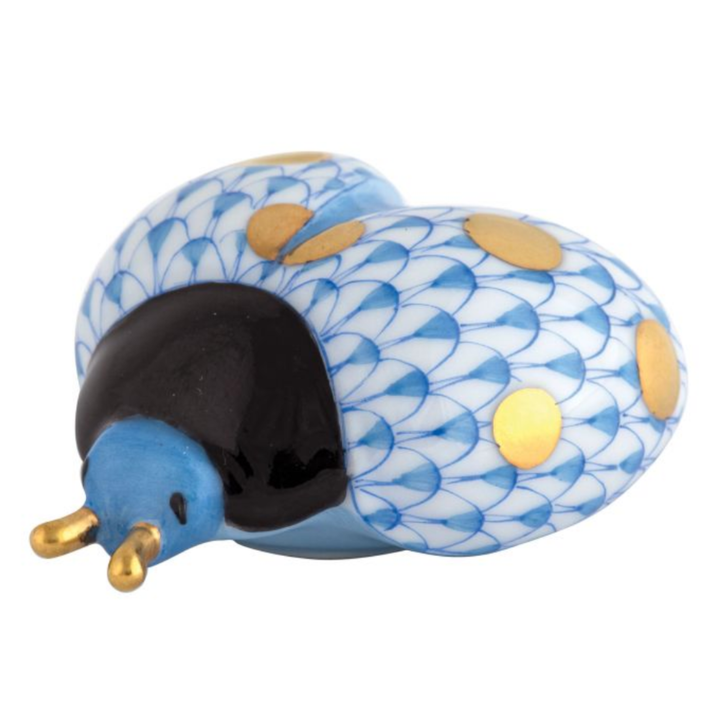 HEREND Flying Ladybug BLUE