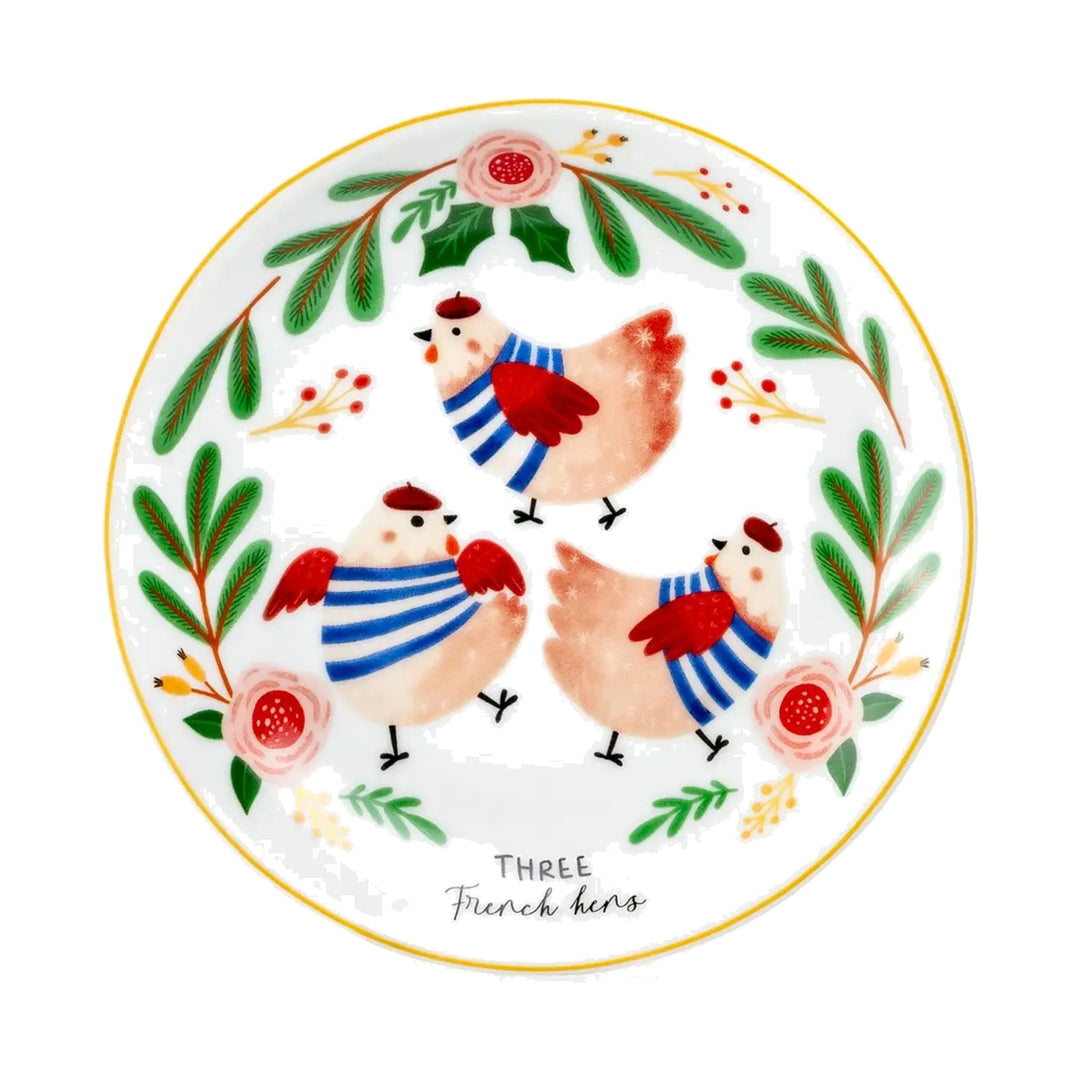 GRACE TEAWARE 12 Days of Christmas Appetizer Plate