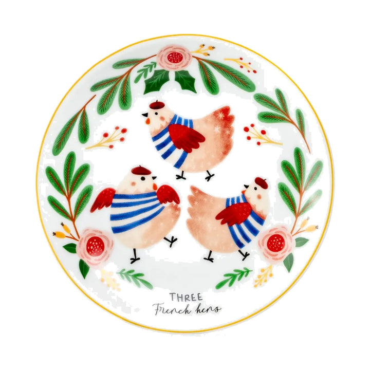 GRACE TEAWARE 12 Days of Christmas Appetizer Plate