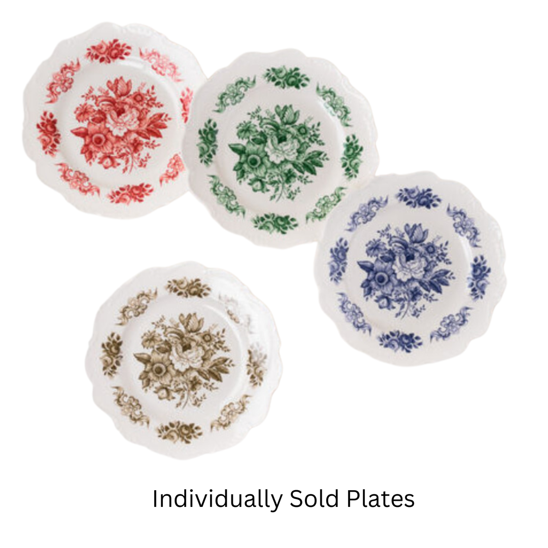 180 DEGREES Individually Sold Dinner Toile Melamine Plate