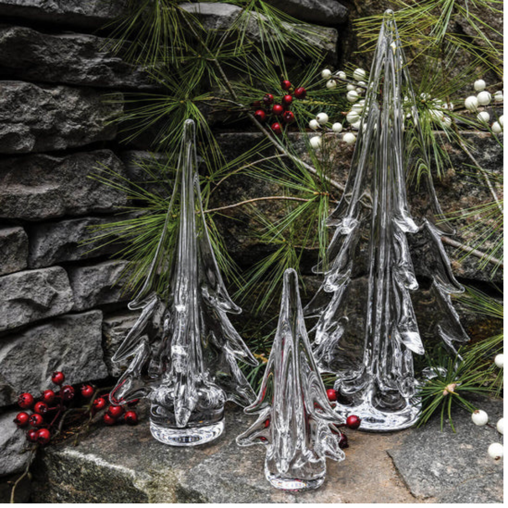 Evergreen 14" Spruce Glass Tree