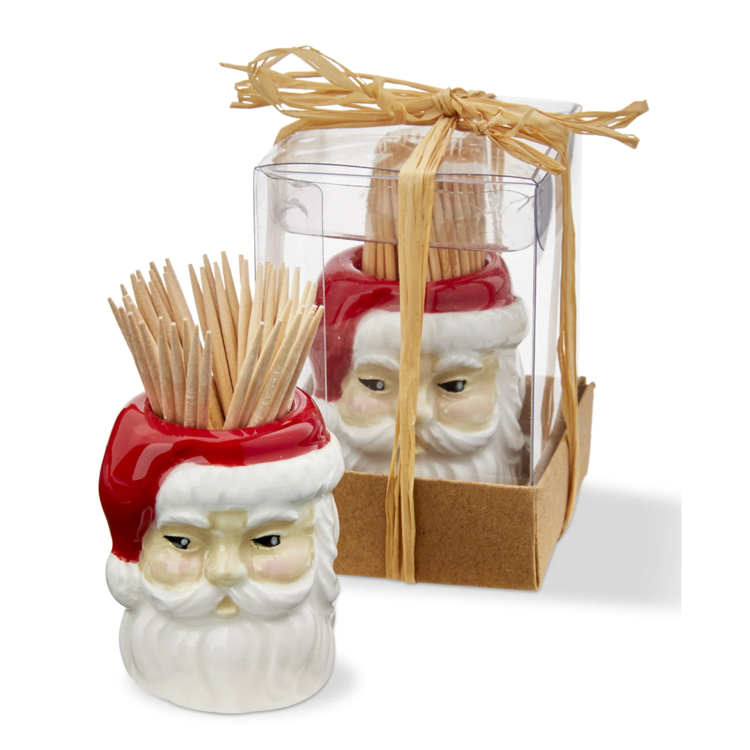 TAG Vintage Santa Toothpick Holder Set Default Title