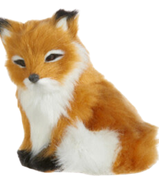 RAZ IMPORTS Individually Sold Brown Fox Ornament Default Title