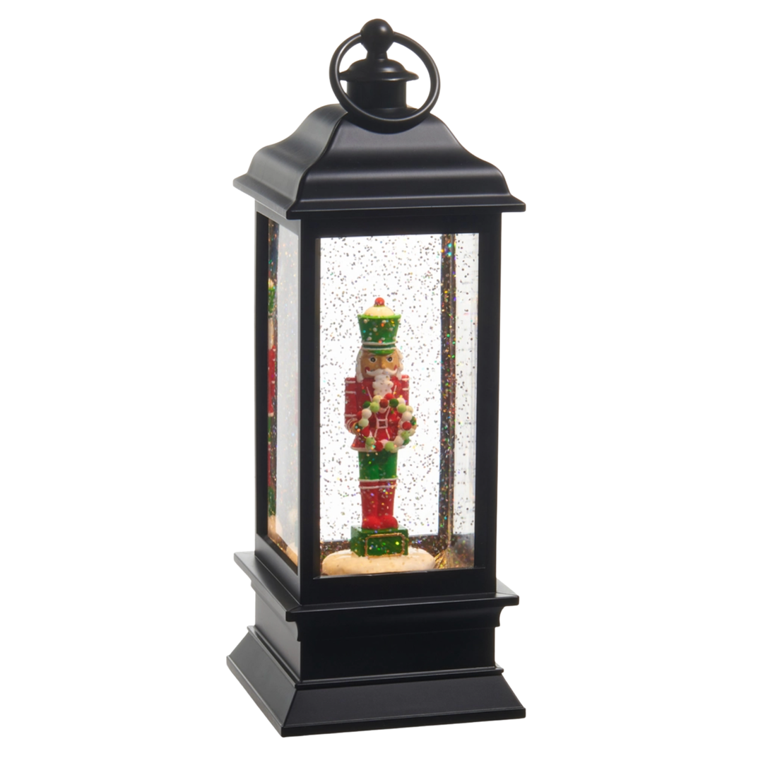 RAZ IMPORTS Christmas Gingerbread Nutcracker Lighted Water Lantern Default Title