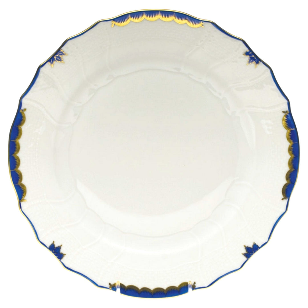 HEREND Princess Victoria Blue Dinner Plate