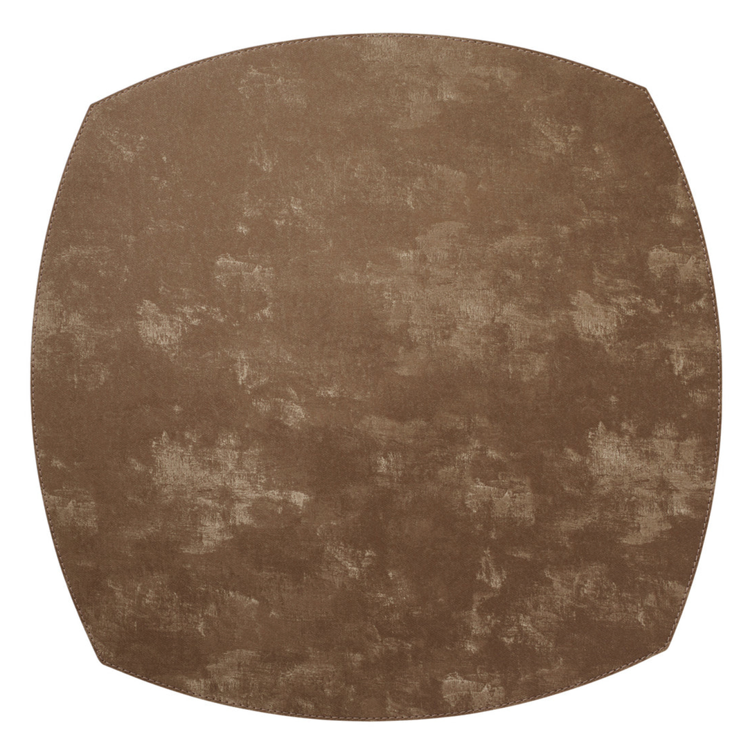 BODRUM Velvet Collection Elliptical Vinyl Placemats Default Title