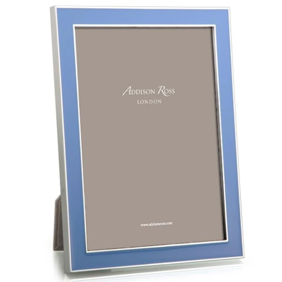 ADDISON ROSS Periwinkle Blue Enamel With Silver Frame Default Title