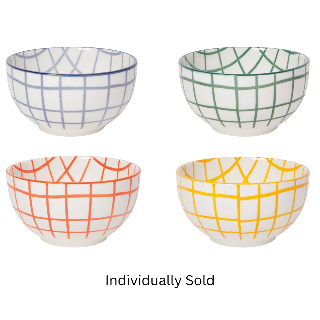DANICA JUBILEE Individually Sold Wobbly Check Bowl Default Title