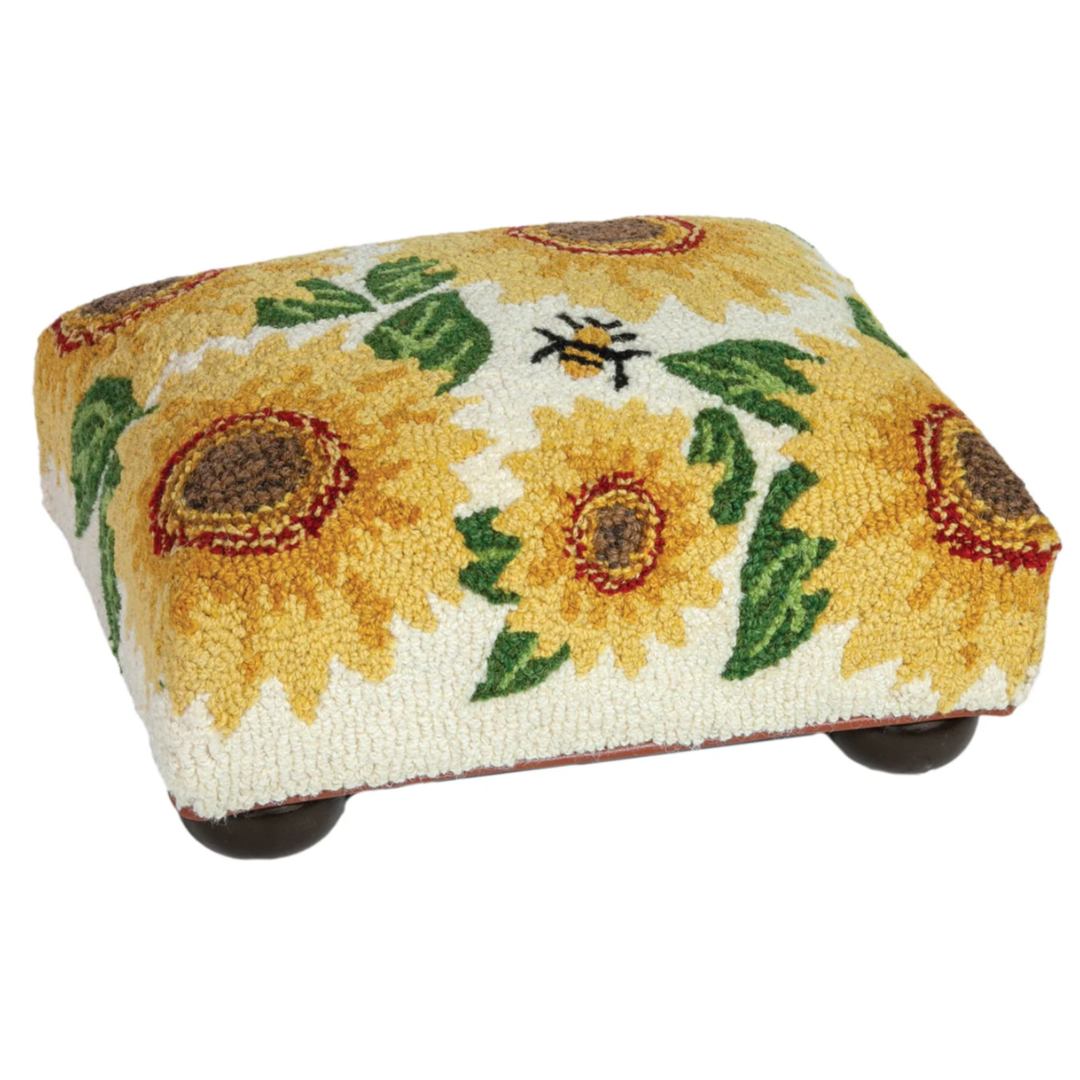 CHANDLER 4 CORNERS Bun Foot Stool Sunflower And Be Foot Stool Default Title