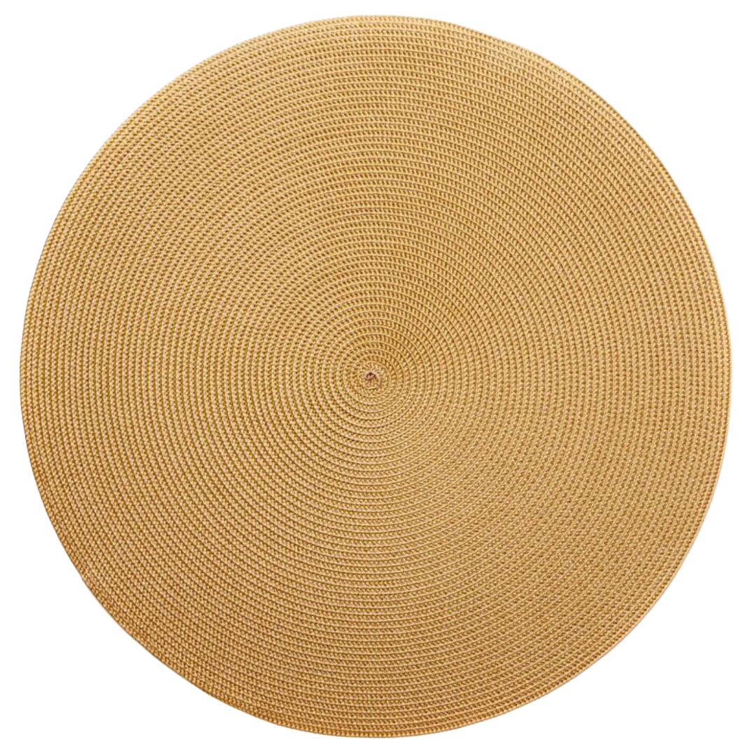 DEBORAH RHODES Mustard Braided Placemat Default Title