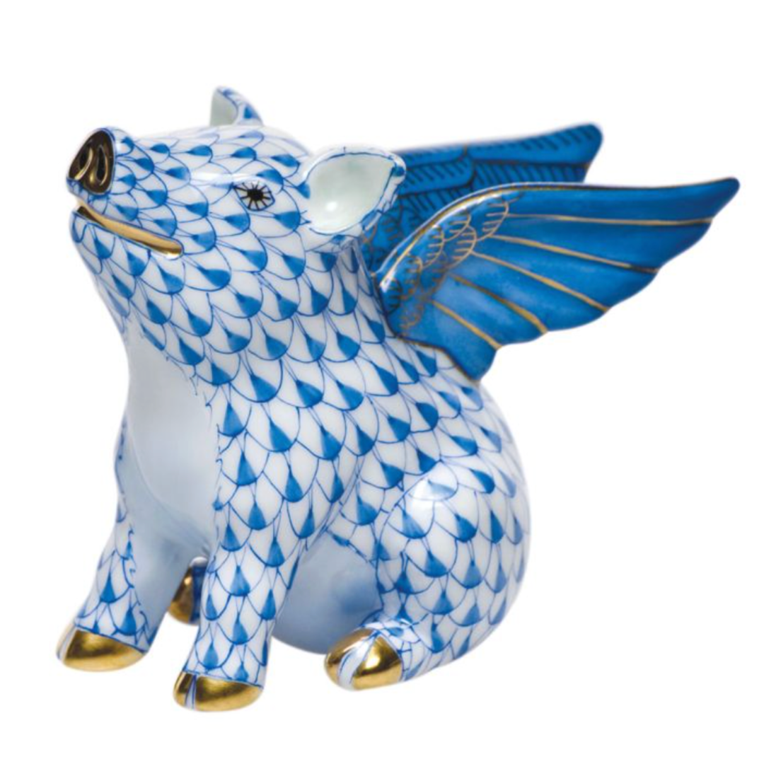 HEREND When Pigs Fly Blue