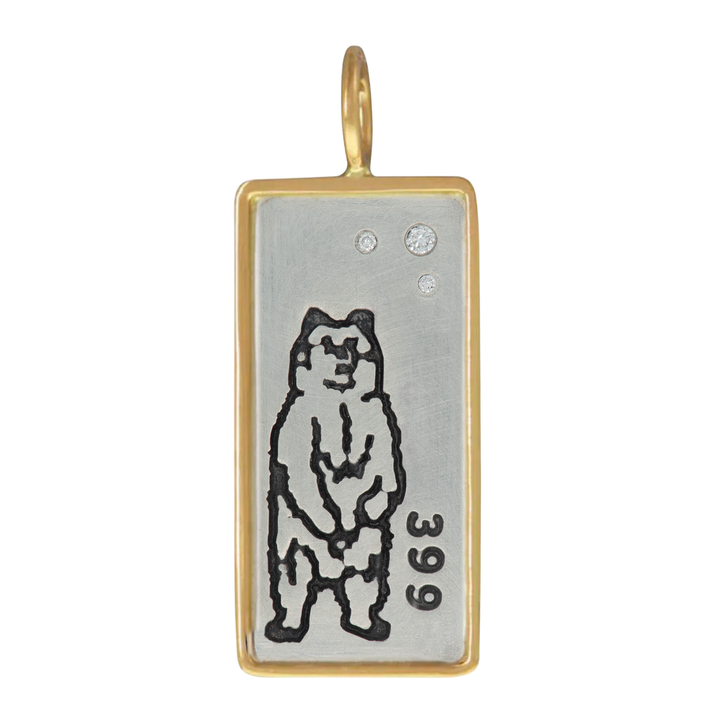 HEATHER B. MOORE Bear #399 Framed ID Tag Default Title