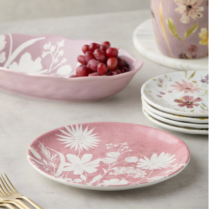 CERTIFIED INTERNATIONAL Wildflower Pink Dinner Plate