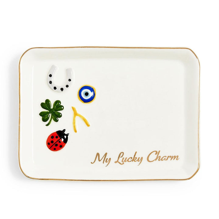 TWO'S COMPANY My Lucky Charm Trinket Tray Default Title