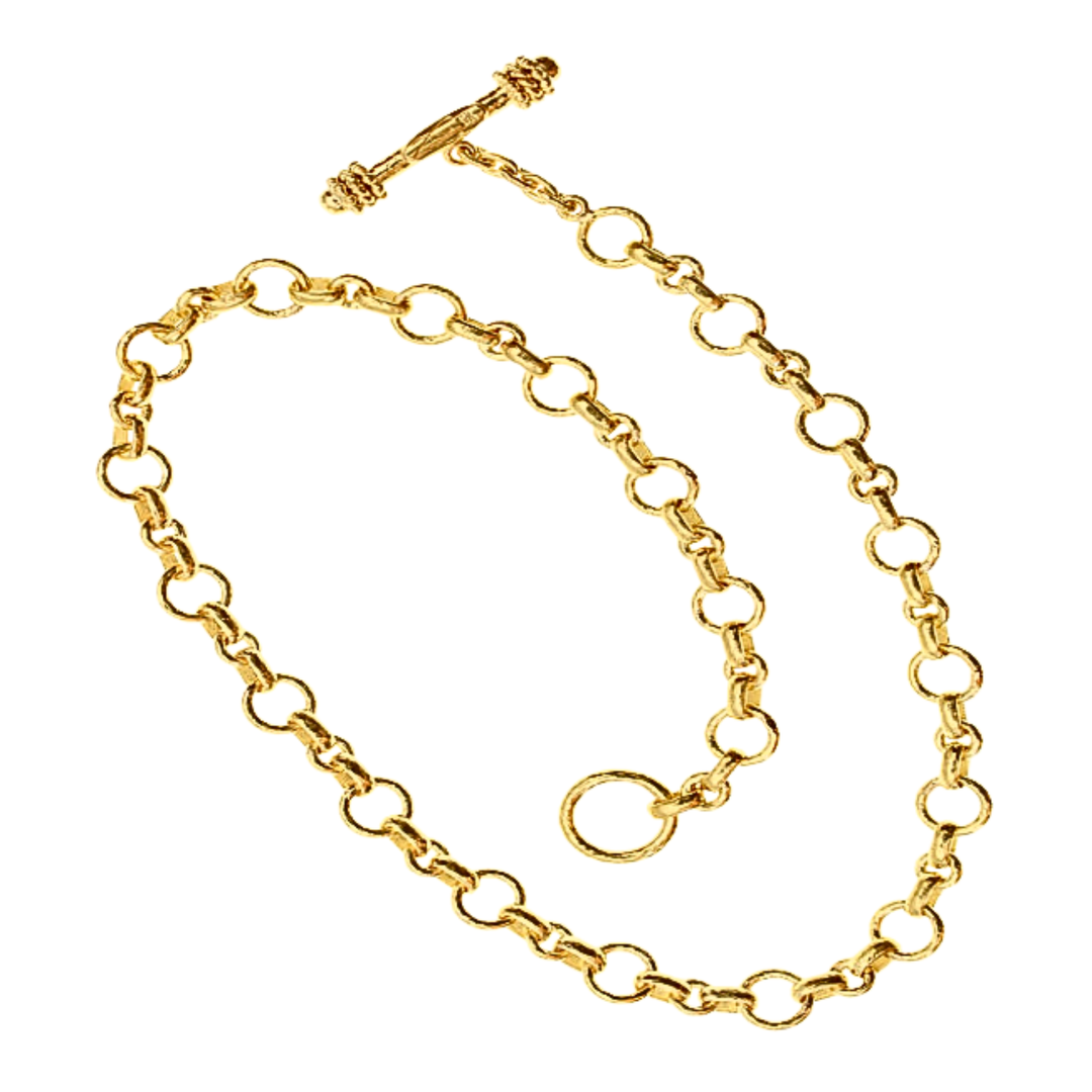 Siena Link 19K Yellow Gold Necklace