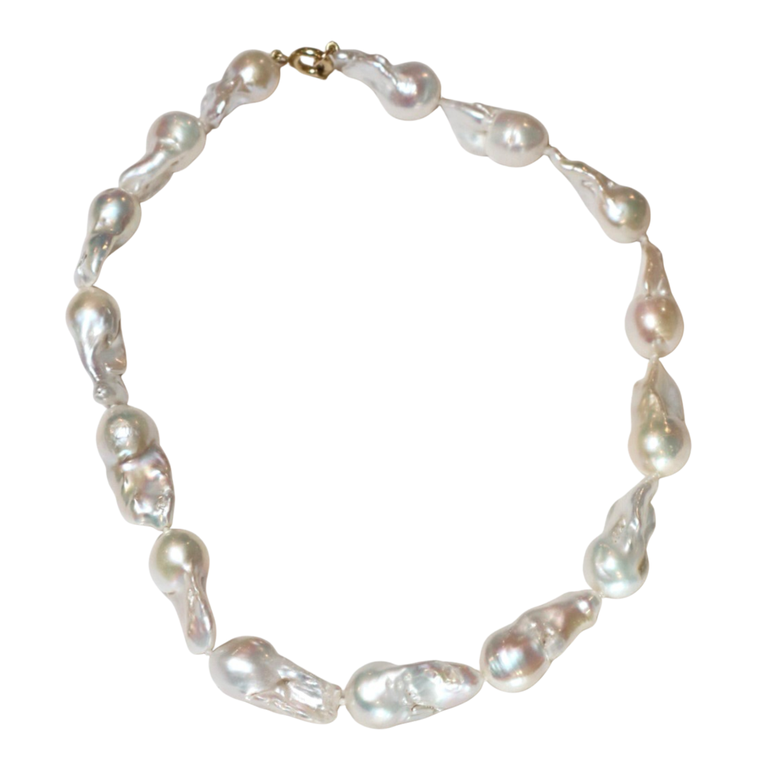 KELLY FLETCHER Baroque Pearl Choker Necklace Default Title