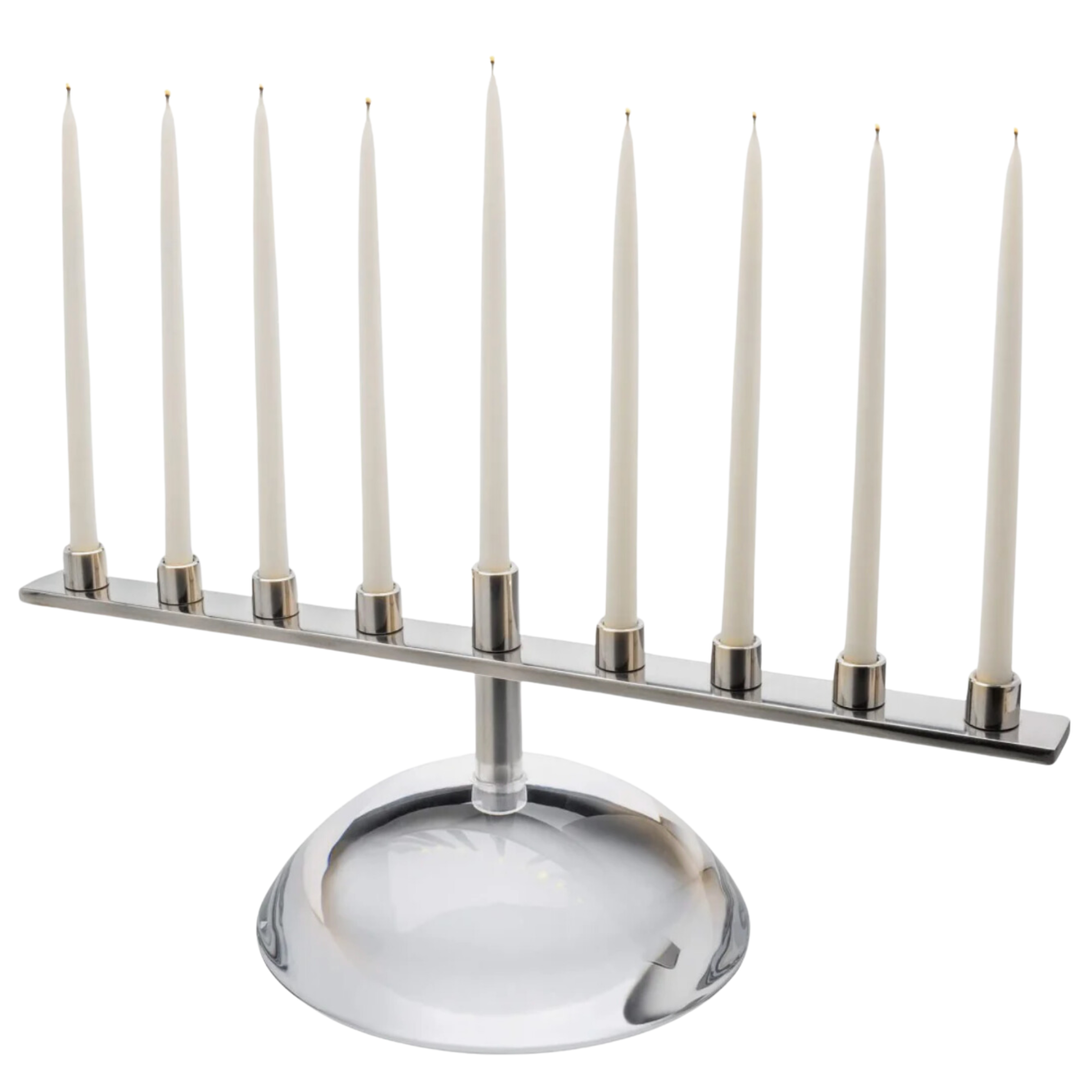 SIMON PEARCE Riverstone Menorah