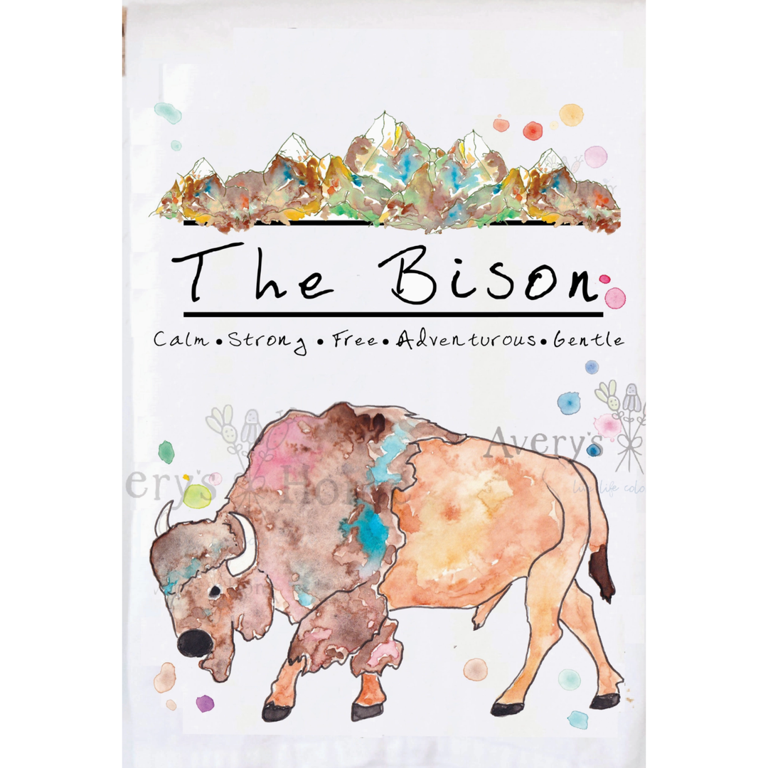 AVERY'S HOME The Mountain Bison Kitchen Towel Default Title