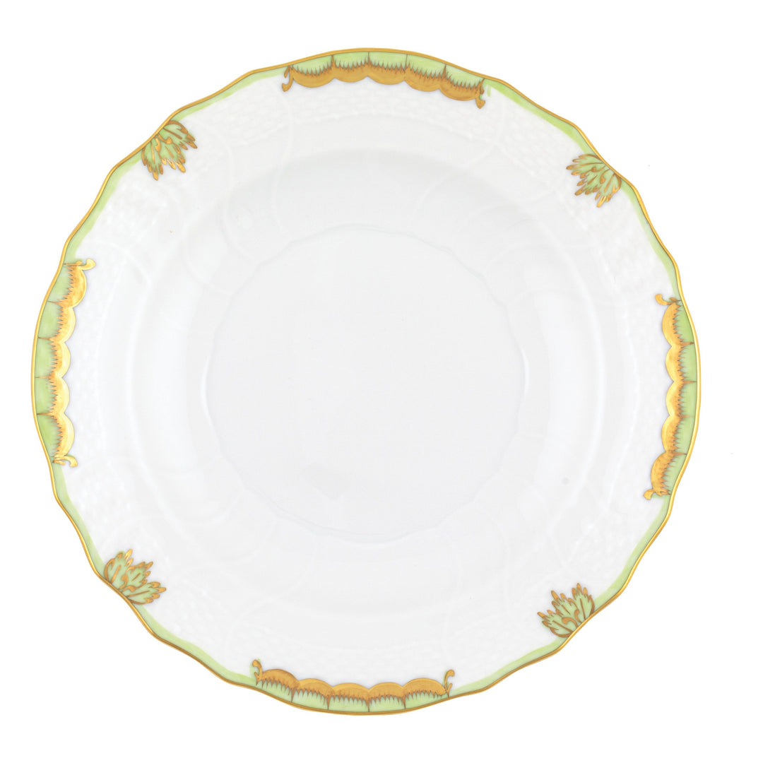 HEREND Princess Victoria Green Salad Plate