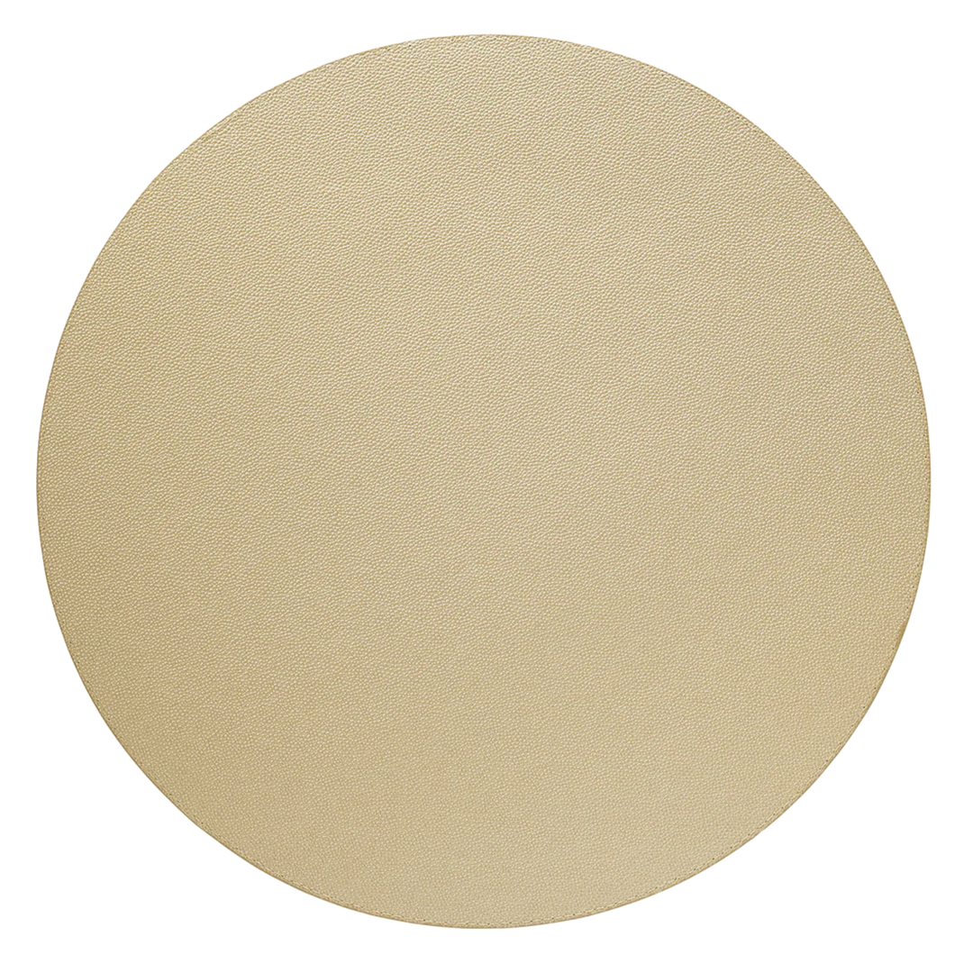 BODRUM Skate Texture Champagne Round Placemat Default Title