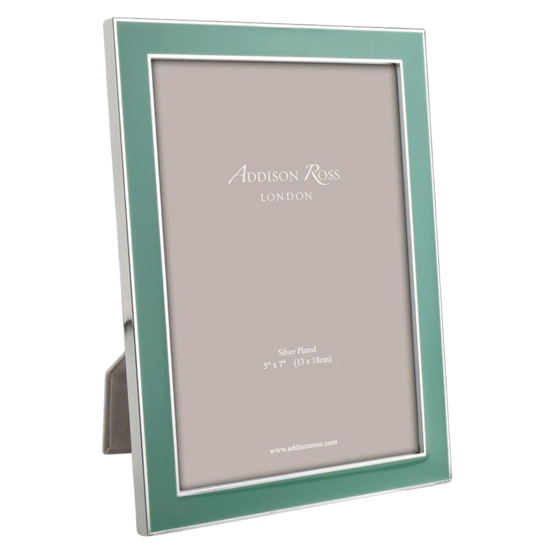 ADDISON ROSS Duck Egg Enamel And Silver Frame