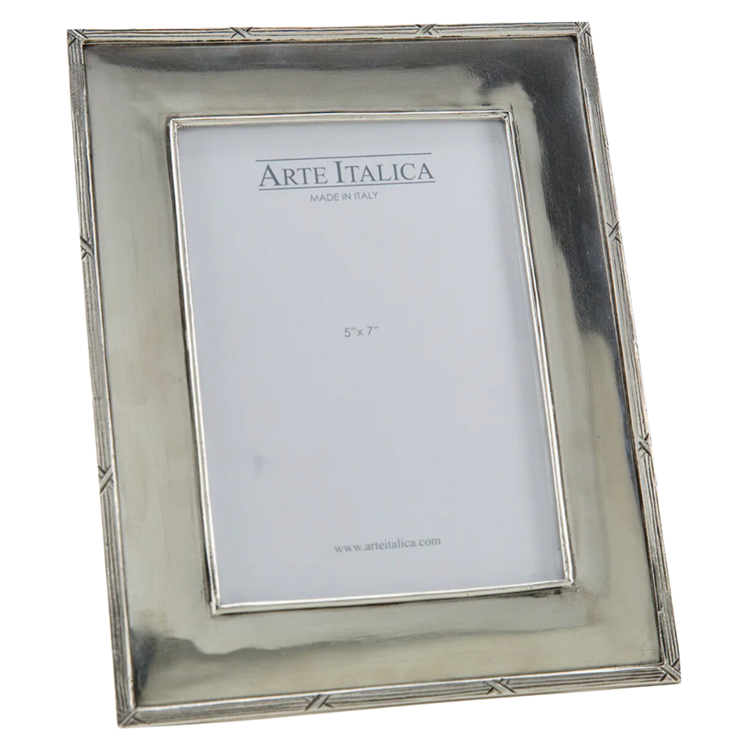 ARTE ITALICA Tuscan Pewter Picture Frame Default Title