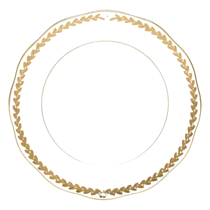 HEREND Golden Laurel Rim Soup Bowl