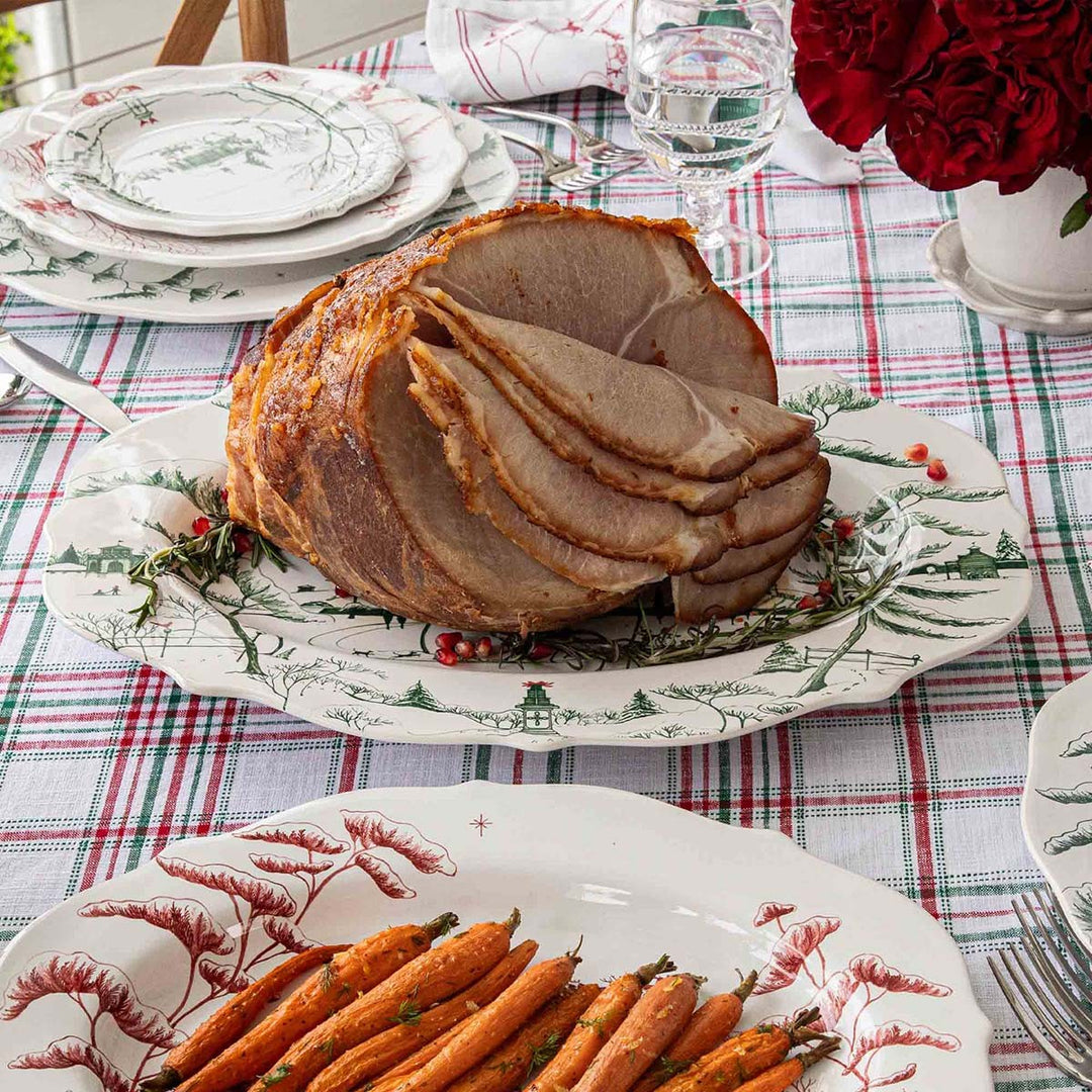 JULISKA Country Estate Winter Frolic Evergreen Platter