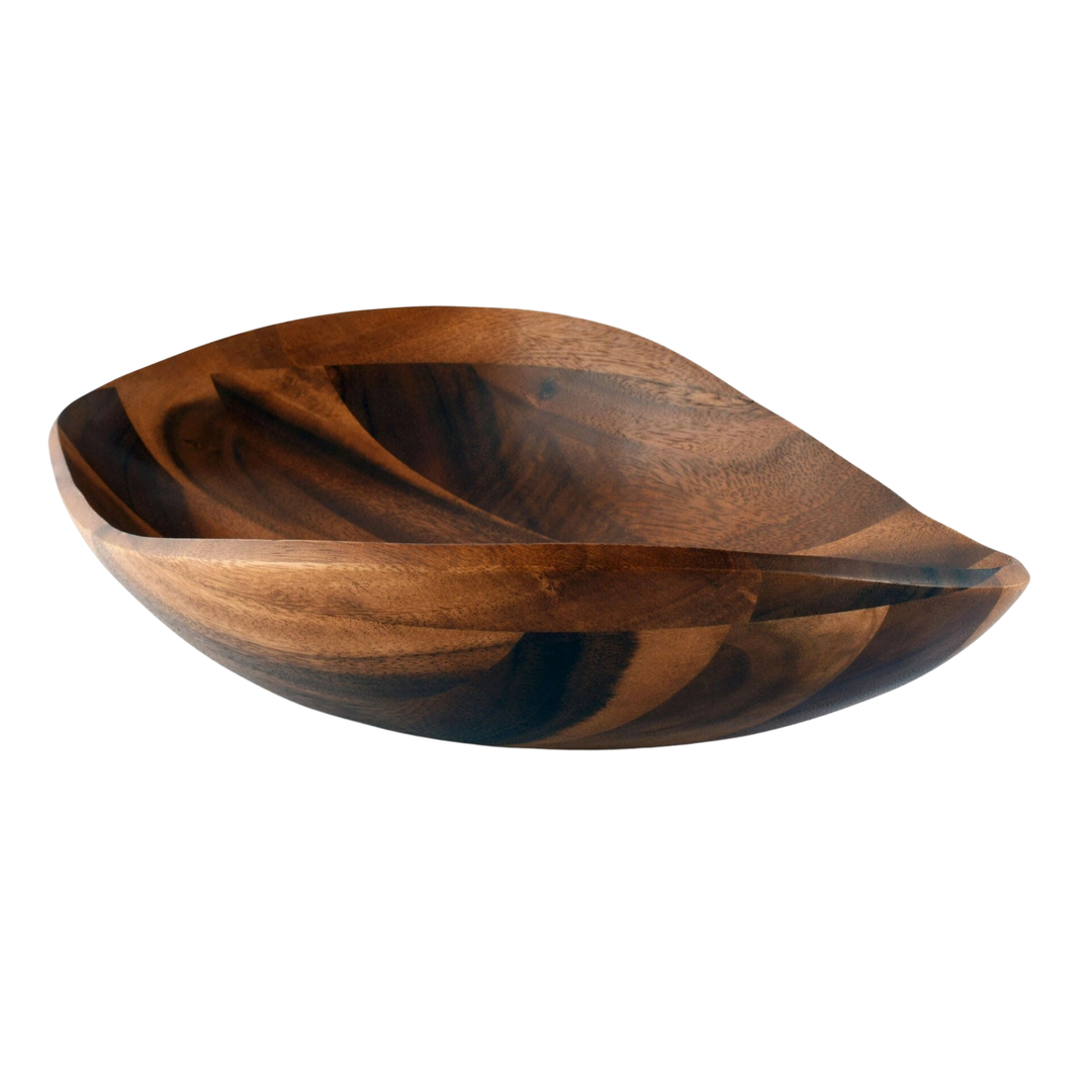 ARTHUR COURT Large Acacia Salad Bowl
