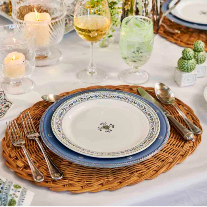 JULISKA Villa Seville Chambray Salad Or Dessert Plate