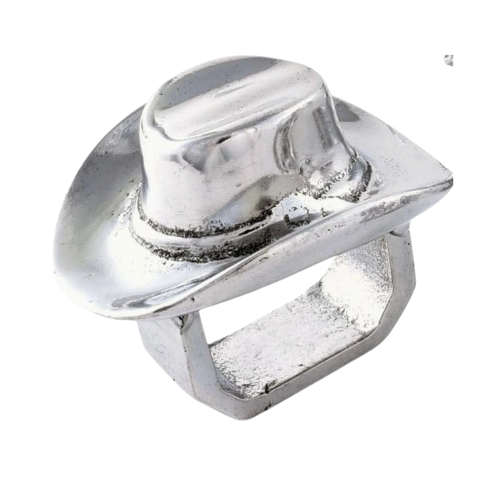ARTHUR COURT Western Cowboy Hat Napkin Ring Default Title