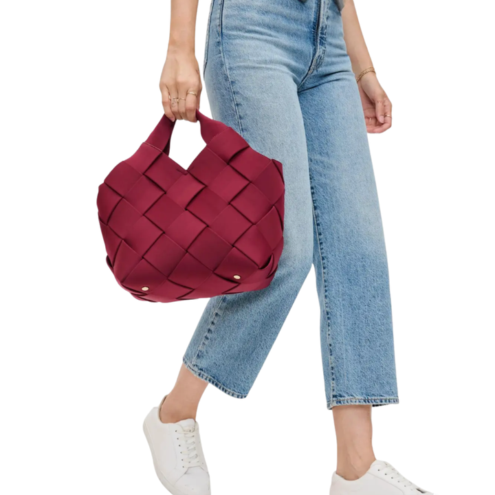 SOL AND SELENE Resilence Wine Color Tote Purse
