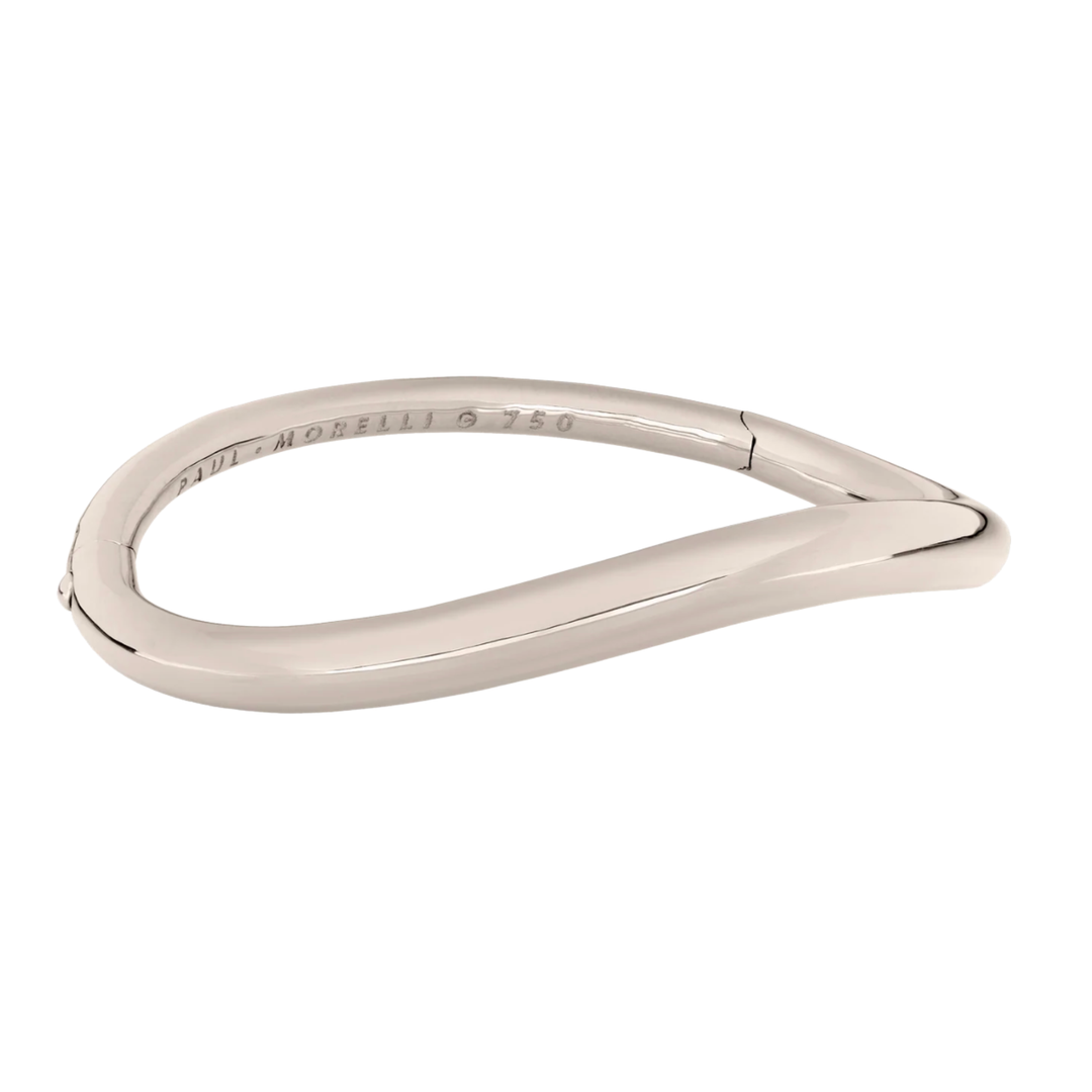 Ultimate White Gold Mini Bangel Bracelet
