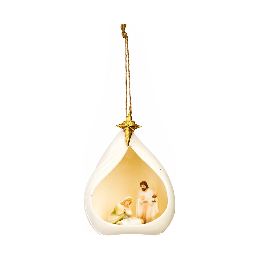 180 DEGREES Porcelain Nativity Ornament Default Title