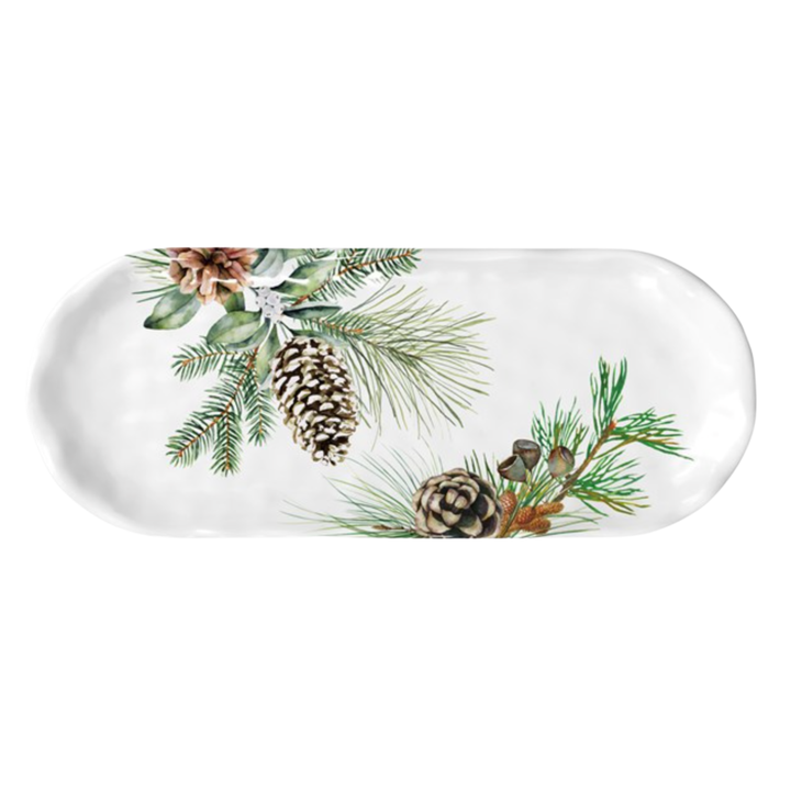 MICHEL DESIGN White Spruce Melamine Accent Tray