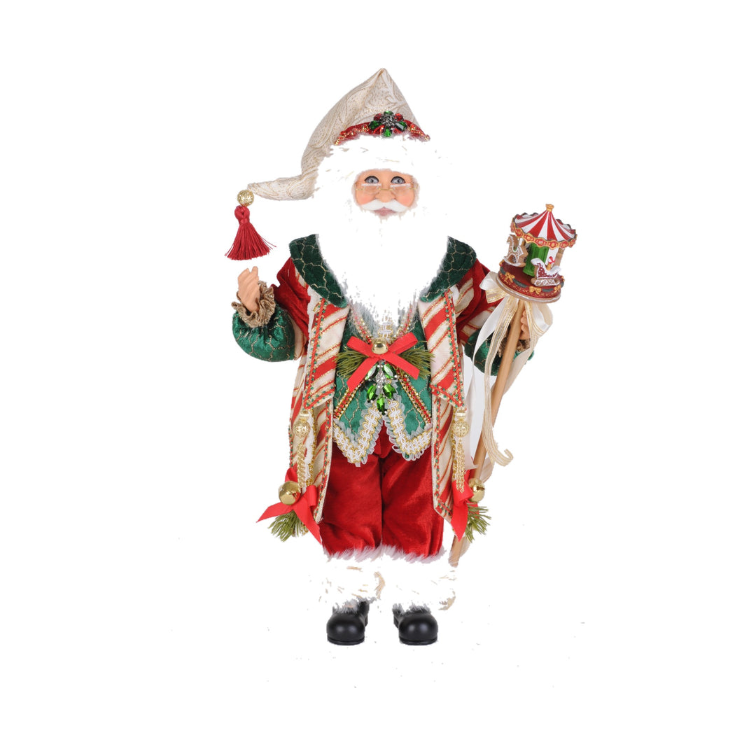 KAREN DIDION Carousel Christmas Santa Figure Default Title